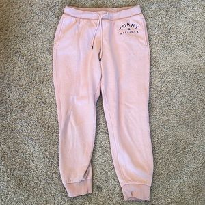 Tommy Hilfiger pink sweats